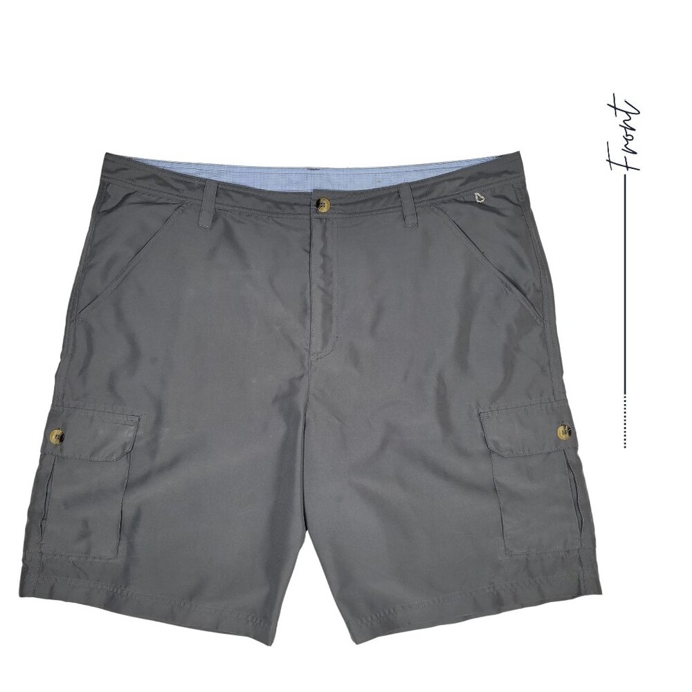 MAGELLAN OUTDOOR GREY CARGO SHORT FOR MEN